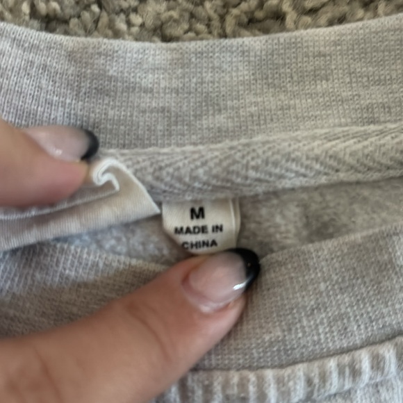 Vans Gray Floral Sweatshirt Size M - Picture 4 of 5